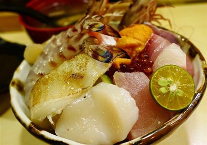 臺北小六食堂生魚片